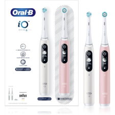 ORAL B iO Series 6 Duo elektromos fogkefe White & Pink Sand 2 db elektromos fogkefe