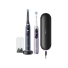 Oral-B iO Series 9 Elektromos fogkefe DuoPack - Fekete/Rózsaszín (2 db) (IO SERIES 9 DUO BLACK ROSE)