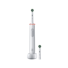 Oral-B Pro 3 3000 CrossAction Elektromos fogkefe 2 pótfejjel - Fehér (8006540760857) elektromos fogkefe