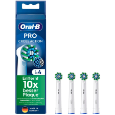 Oral-B Pro CrossAction Elektromos fogkefe Pótfej - Fehér (4db) pótfej, penge