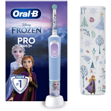 Oral-B Pro Kids Szónikus fogkefe tartóval - Kék/Jégvarázs elektromos fogkefe