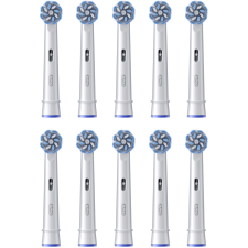 Oral-B Pro Sensitive Clean Elektromos fogkefe pótfej - Fehér (10db) pótfej, penge
