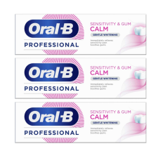 Oral-B Professional Sensitivity &amp; Gum Calm Gentle Whitening Fogkrém 3x75ml fogkrém