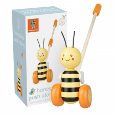 Orange Tree Toys Bee push játék, Narancsfa játékok tili toli