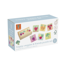 Orange Tree Toys Fa puzzle dobozban Zöldségek, Narancsfa játékok puzzle, kirakós