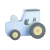 Orange Tree Toys Kék fa traktor tolójáték, Narancsfa játékok