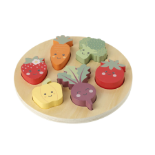 Orange Tree Toys Kirakós játék zöldségek és gyümölcsök, narancsfa játékok puzzle, kirakós