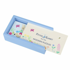 Orange Tree Toys Peter Rabbit™ rejtvények fadobozban, Narancsfa játékok puzzle, kirakós