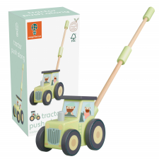 Orange Tree Toys Traktor tolójáték, Narancsfa játékok tili toli