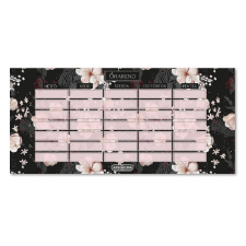  Órarend ARS UNA egylapos kétoldalas Flowery Black órarend