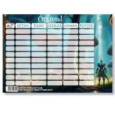 Órarend pd 165x117 mm fiús 2025 órarend