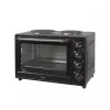 Orava ELEKTRAX3 34 l, max. 3600 W, grill Fekete elektromos sütő két főzőlappal