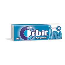 Orbit Rágó, 14 g, ORBIT &quot;Peppermint drazsé&quot; csokoládé és édesség