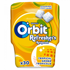 Orbit Refreshers Tropical gyümölcsízű cukormentes rágógumi édesítőszerrel 67 g csokoládé és édesség