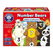 Orchard Toys Mackó matek, társasjáték (Number Bears), ORCHARD TOYS OR113 társasjáték