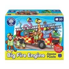 Orchard Toys Nagy Tűzoltóautó puzzle, 20 db-os (Big Fire Engine), ORCHARD TOYS OR303 puzzle, kirakós