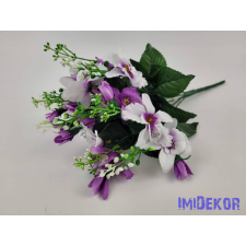  Orchidea 9 ágú selyem csokor 39 cm - Lilás dekoráció