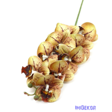  Orchidea 9 fejes ág 95cm - Cirmos Barna dekorációs kellék
