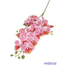  Orchidea mű 21 fejes ág 77 cm - Rózsaszín dekorációs kellék