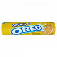 Oreo Golden vaníliaízű töltelékkel töltött keksz 154 g csokoládé és édesség