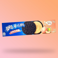 Oreo Japán fehér barack krémes keksz 97g csokoládé és édesség