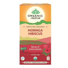 Organic India Bio Tulsi tea - Moringa Hibiszkusz - Filteres - Organic India tea