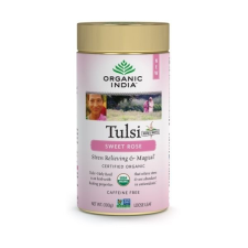 Organic India Tulsi bio Sweet Rose szálas tea 100g gyógytea