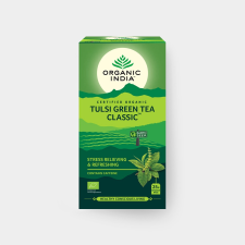 Organic India Tulsi BIO zöld teával, 25 zsák  *CZ-BIO-001 certifikát tea