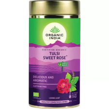 Organic India Tulsi SWEET ROSE Édes Rózsa, szálas bio tea, 100g tea