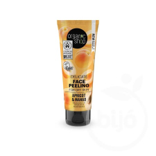 Organic Shop ORGANIC SHOP BIO ARCPEELING DELICATE SÁRGABARACKKAL ÉS MANGÓVAL 75 ML arcpakolás, arcmaszk
