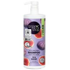 Organic Shop volumennövelő sampon fügével és csipkebogyóval, 1 l sampon