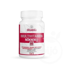 Organika ORGANIKA MULTIVITAMIN NŐKNEK TABLETTA 60 DB vitamin és táplálékkiegészítő