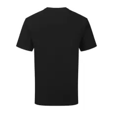  Organikus pamutfonalból készült férfi rövid ujjú póló, Fruit of the Loom FN79, Black-3XL