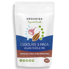 Organiqa 100% bio vegán fehérje mix csokoládé-maca 200 g vitamin és táplálékkiegészítő