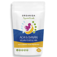 Organiqa Bio Acai-Banán Vegán Fehérje Mix 200g Organiqa reform élelmiszer