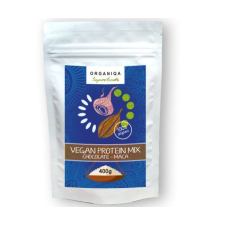 Organiqa bio csokoládé-maca vegán fehérje 400 g vitamin és táplálékkiegészítő