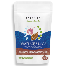 Organiqa bio csokoládé-maca vegán fehérje 400 g gyógyhatású készítmény