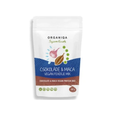 Organiqa BIO Csokoládé-maca Vegán fehérje mix 200g vitamin és táplálékkiegészítő