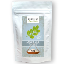 Organiqa bio nyers moringa por 125 g vitamin és táplálékkiegészítő