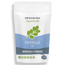 Organiqa bio nyers moringa por 125 g vitamin és táplálékkiegészítő