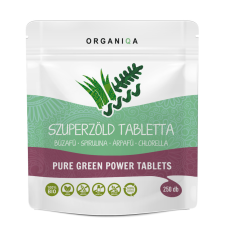 Organiqa bio szuperzöld tabletta 250 db vitamin és táplálékkiegészítő
