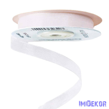  Organza szalag 10mm x 20m - Fehér dekorációs kellék