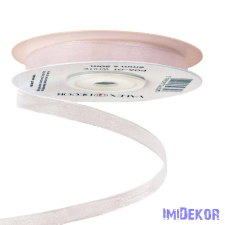  Organza szalag 6mm x 20m - Fehér dekorációs kellék