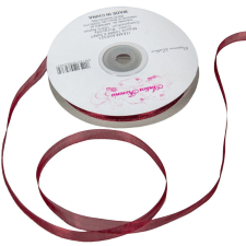  Organza szalag Burgundy 10mmx50m dekorációs kellék
