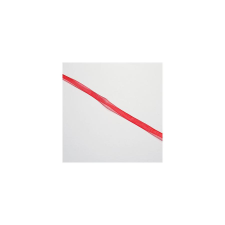  Organza szalag, piros, szélessége: 6 mm dekorációs kellék