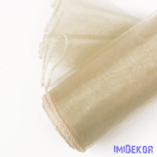  Organza szegett 12cm x 8,2m - Bézs dekorációs kellék
