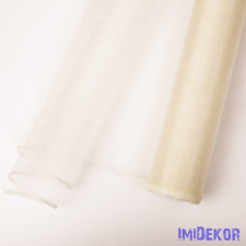  Organza szegett 40cm x 8,2m - Ekrü dekorációs kellék