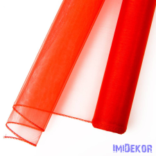  Organza szegett 40cm x 8,2m - Piros dekorációs kellék