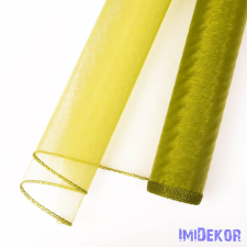 Organza szegett 40cm x 8,2m - Teazöld dekorációs kellék