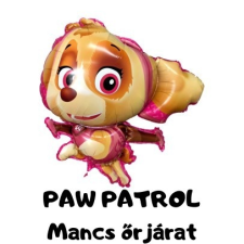  Óriás Paw Patrol-Mancs Őrjáratos fólia lufi 86x79cm - Skye party kellék